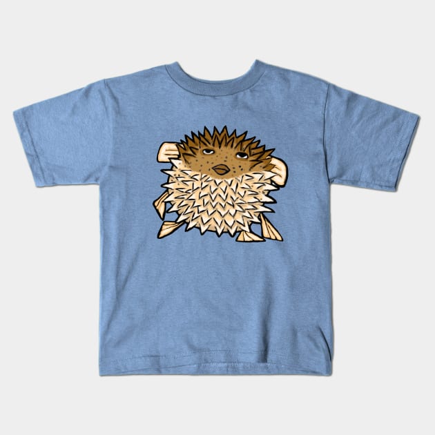 Pufferfish Kids T-Shirt by Royal Ease